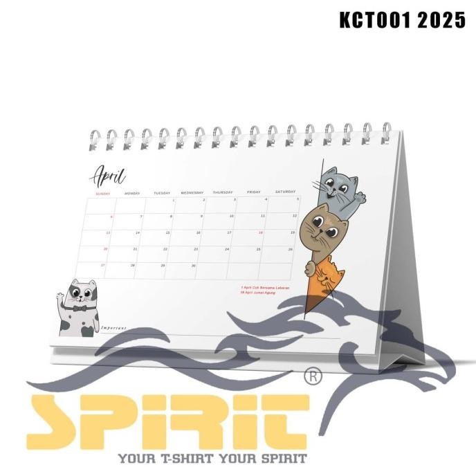 

Kalender Meja 2025 Aesthetic Kalender Duduk Meja Gambar Pecinta Kucing Animal Hewan Lucu murah