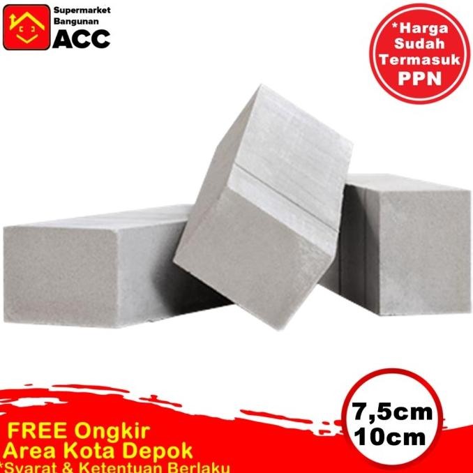 Hebel / Bata Ringan 7,5Cm & 10Cm Per-Kubik