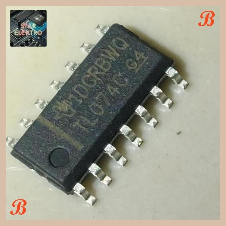 [SRE] TL074C Sop-14 SMD TL074CDR IC JFet Quad OpAmp TL 074 TL074 074C