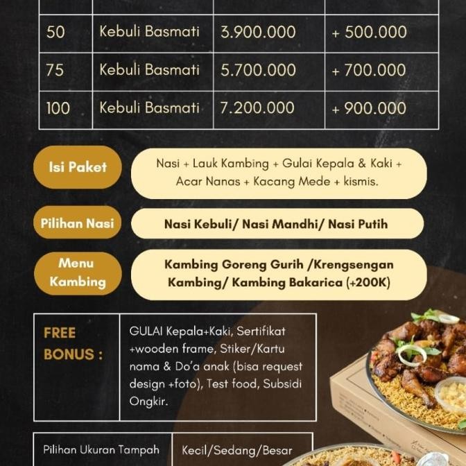 

Promo Paket Akikah