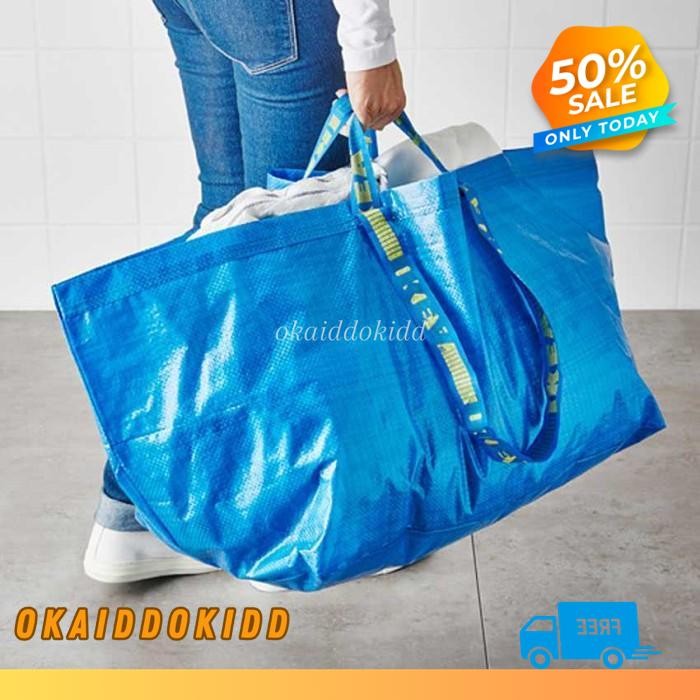 KANTONG TAS BELANJA BESAR PLASTIK TROLI SHOPPING BAG CART HIGHT CLASS 