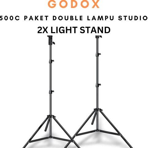 GODOX 500 C,500C PAKET LAMPU LED STUDIO LIGHTING TWIN LED murah