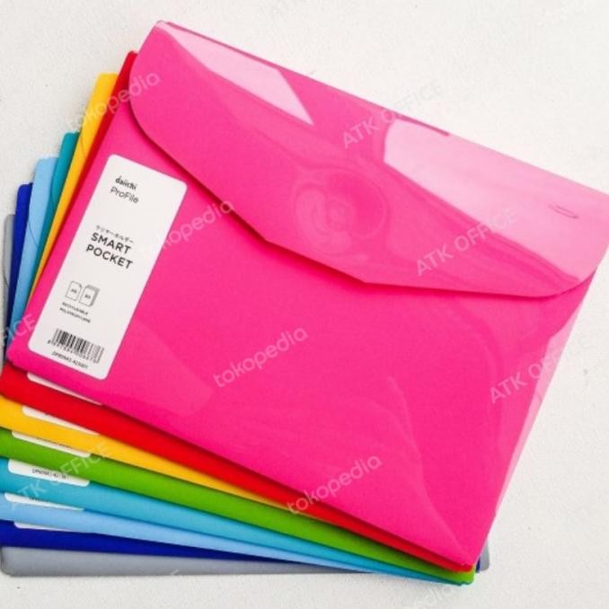 

Smart Pocket Daiichi a5 Sepak (12Pcs) Model Rekat / Map plastik A5 murah