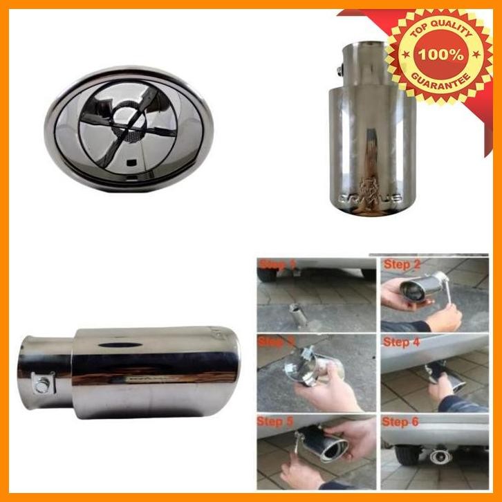 [ALT] MUFFLER MUFLER RACING BUNTUT KNALPOT CORONG KENALPOT MOBIL 2 BAUT