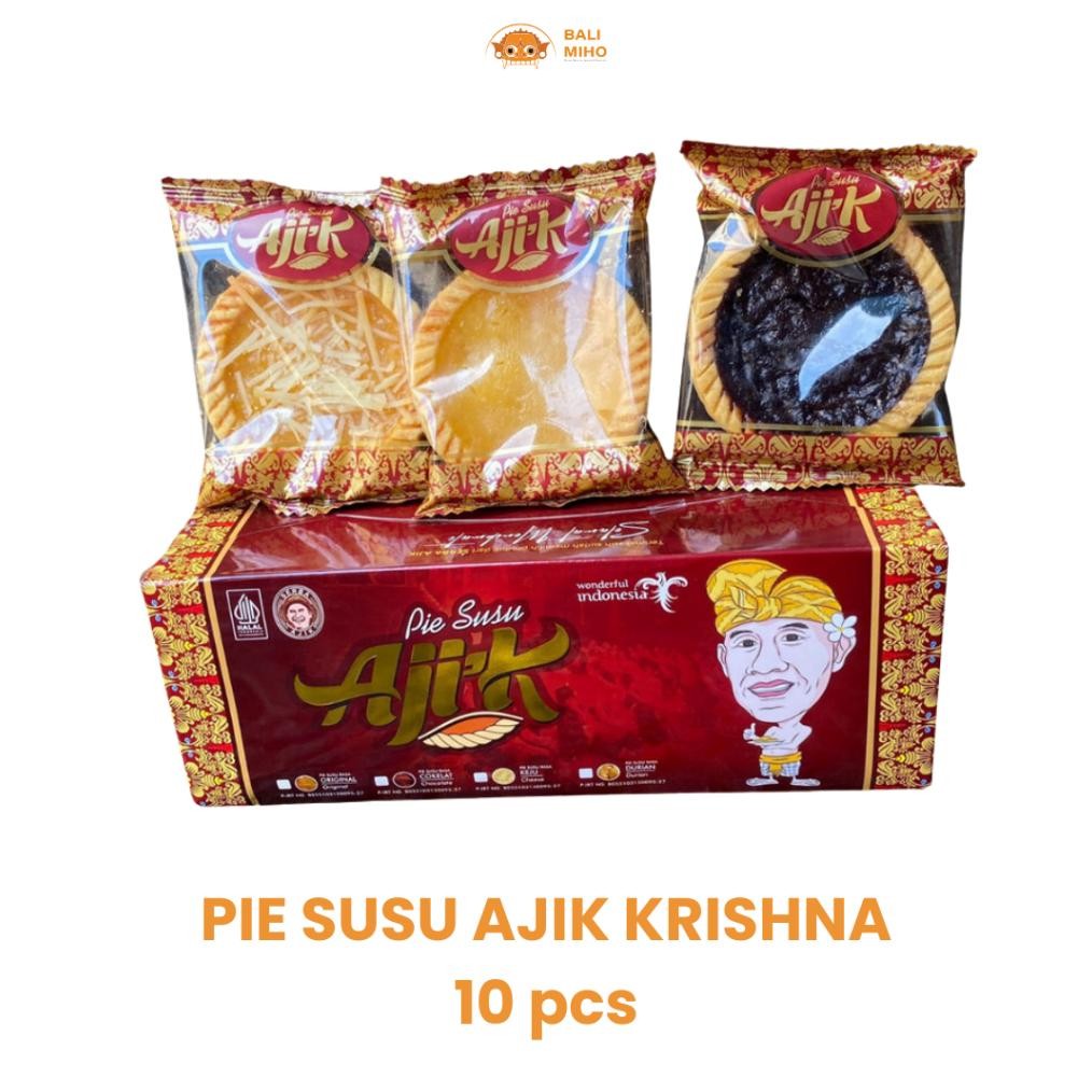 

Living Pie Susu Ajik Asli Khas Bali - Pie Susu Ajik Krisna Rasa Campur / Mix Varian - Oleh Oleh Khas Bali - Pie Susu Ajik Isi 10 Pcs - Pie Susu Ajik Mixed - Oleh Oleh Asli Bali - Pie Susu Besar - Bali Future Living