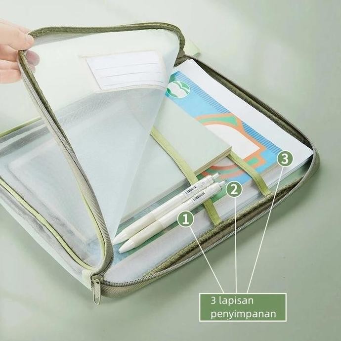 

Tas Buku Dan Alat Tulis A4 Tas Penyimpanan Dokumen Transparan/Tas Penyimpanan Buku /jaring Yang Menebal Tas Dokumen Warna Warni murah