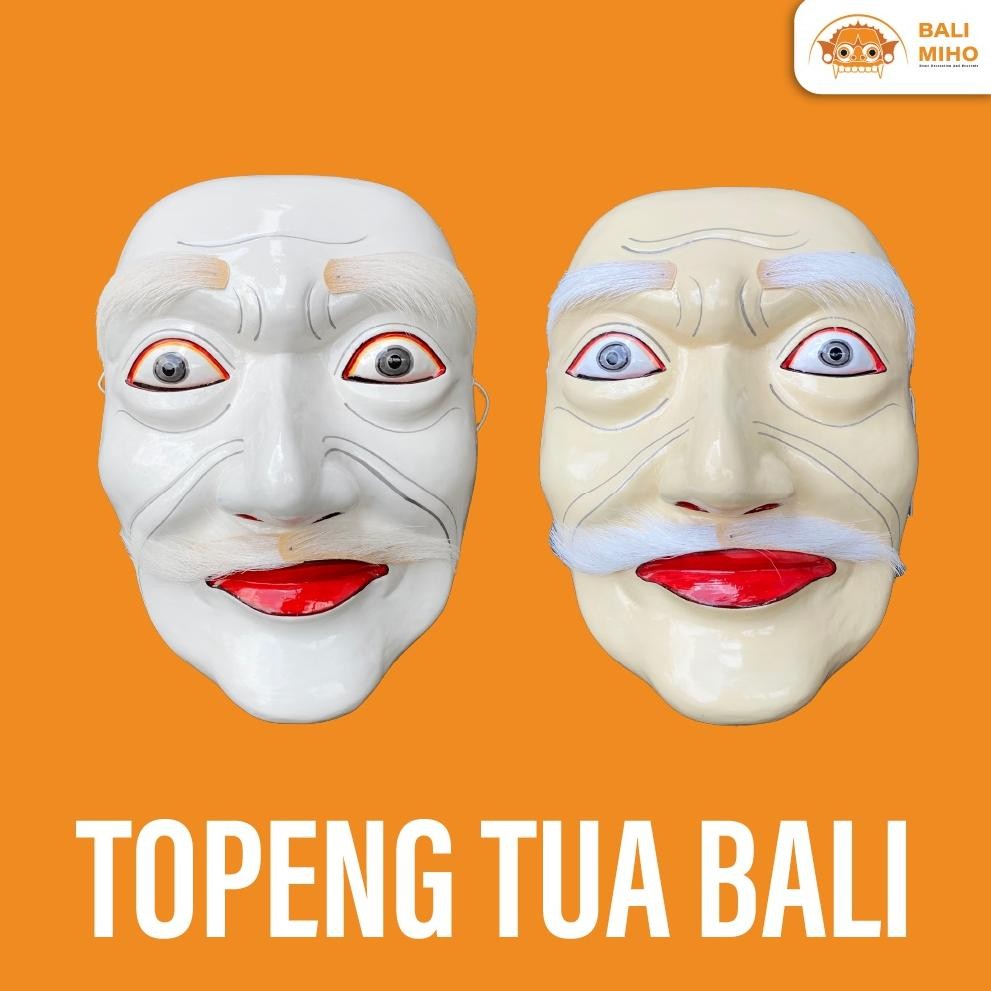 Living Topeng Tue Bali - Topeng Tua Bali - Topeng Kakek Kakek - Topeng Bali - Topeng Kayu - Topeng W