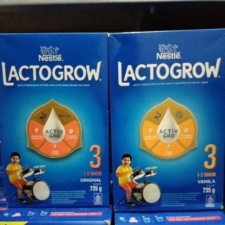

Lactogrow 3 (1-3tahun) 735 gr. PROMO CUCI GUDANG!!