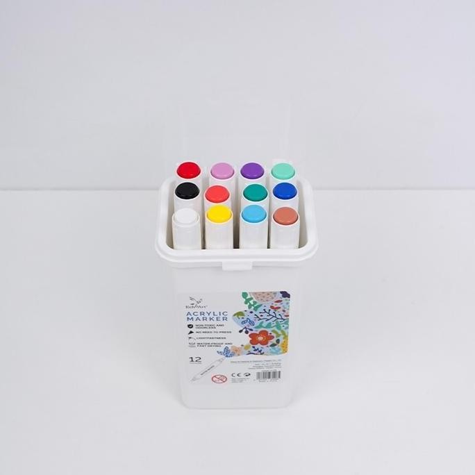 

HARGA DISC - OHSOME - EchoArt Acrylic Marker Set Spidol Acyrlic 12/24/48 Warna