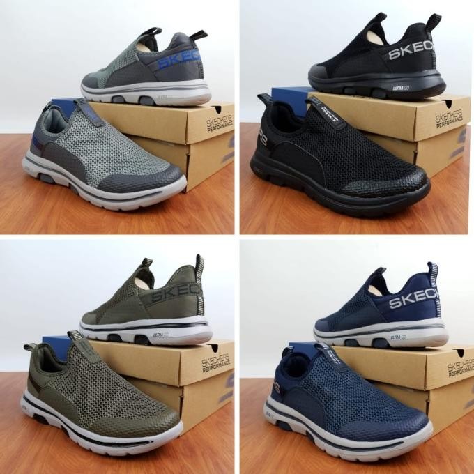 Skechers Go Walk 5 Downdraft Sepatu Slip On Pria