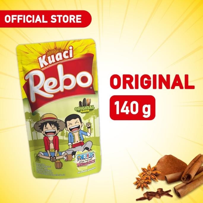 

Promo Rebo Kuaci X One Piece Bundling 7 Pcs - Rasa Original, Milk, Green Tea, Caramel, Coconut, Cheese, Caffe Latte 140 Gram