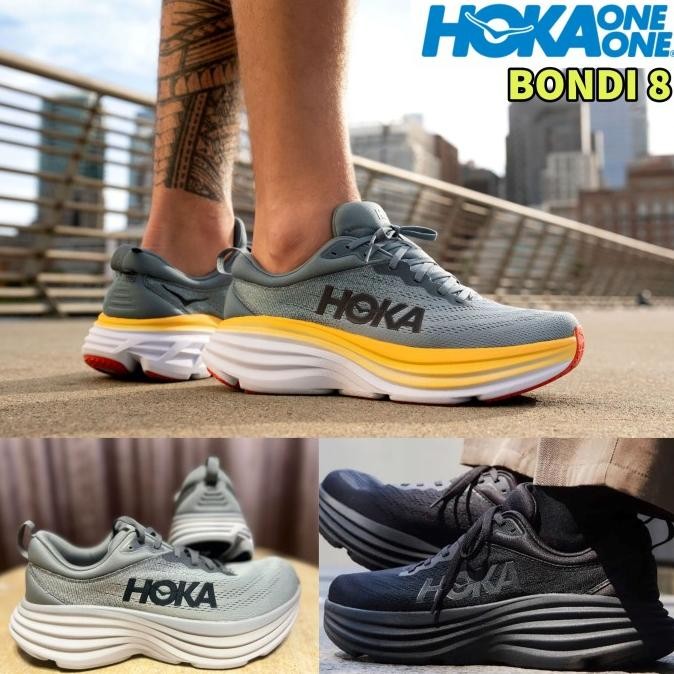 Sepatu Hoka One One Bondi 8 / Hoka One bukan Skechers / Sepatu Running