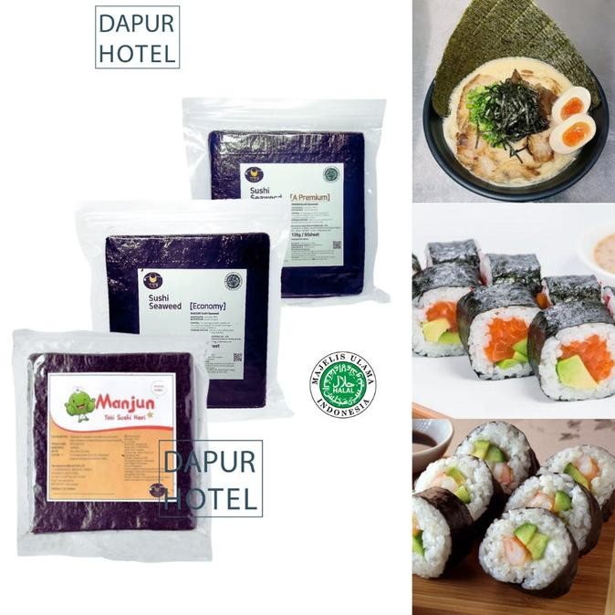 

Sale Nori Sushi Manjun 50 Lembar | Rumput Laut Yakinori Kimbab Sushi Halal