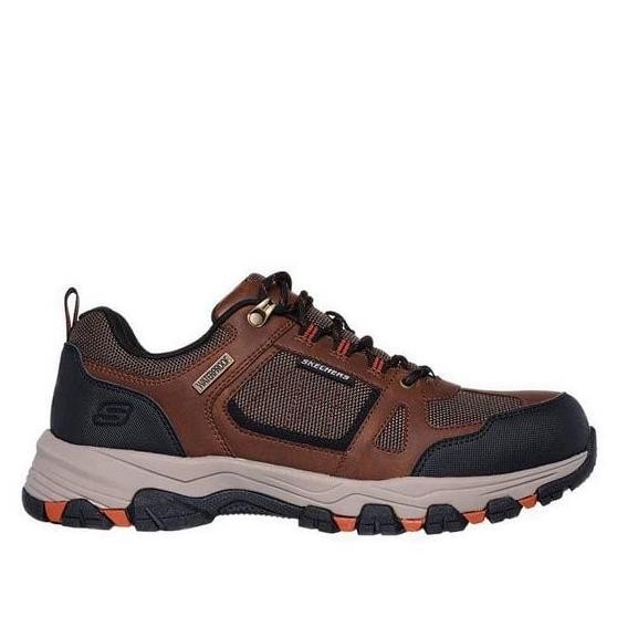 Skechers Outdoor Pria Selmen Men's Shoes - Brown ORIGINAL