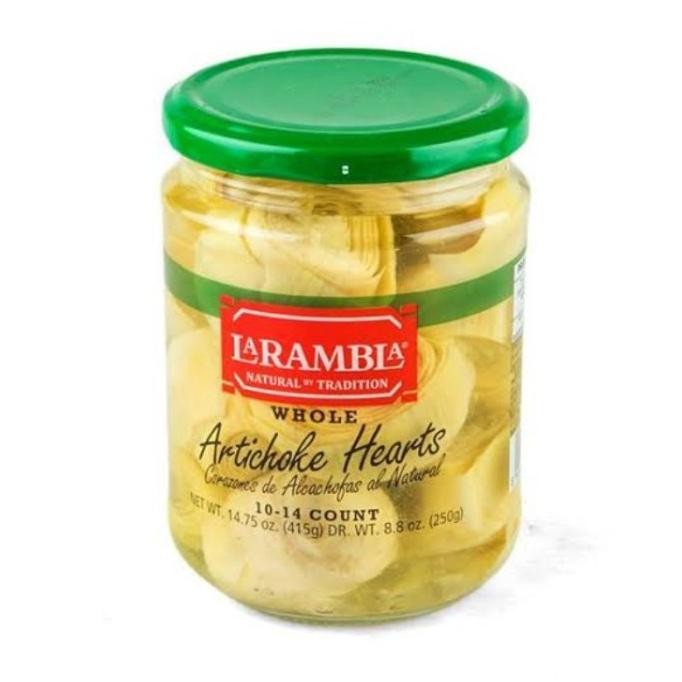 

Grosir La Rambla Whole Artichoke Hearts 415G