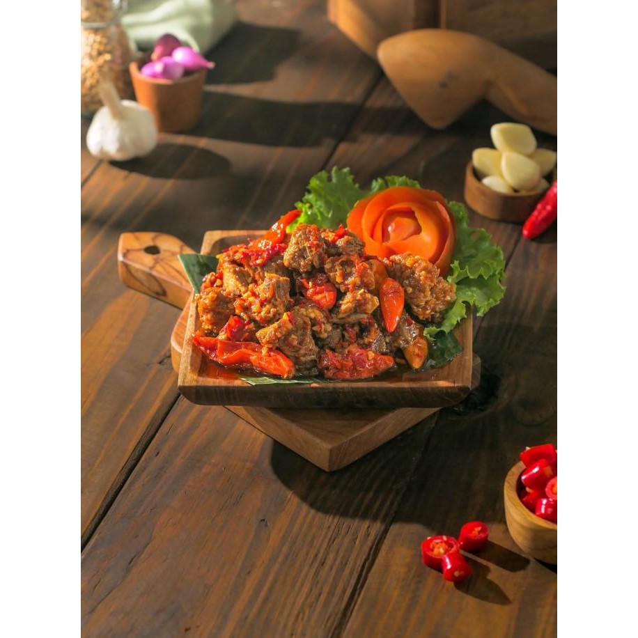 

Murah Mamafuji - Paket Murah (2 Oseng Mercon Daging Sapi + 1 Dendeng Lambok)