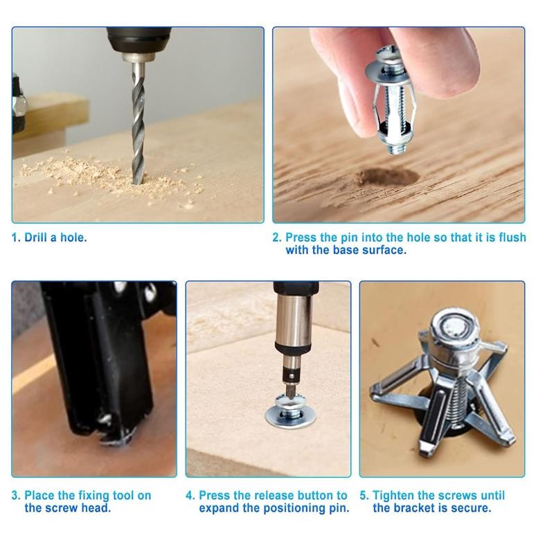 CR - 100pcs Jack Nuts rup / Jack Nuts M4*25mm M6*25mm / rup Plat Baut Mur Drat / rup Rivet Metal Fis