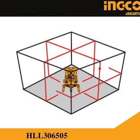 

Ingco Hll306505 Alat Pengukur Dimensi Red 5 Line Self Leveling Laser Terbaru