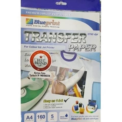 

Blueprint A4 160Gsm Transfer Paper (Kaos Putih) Terbaru