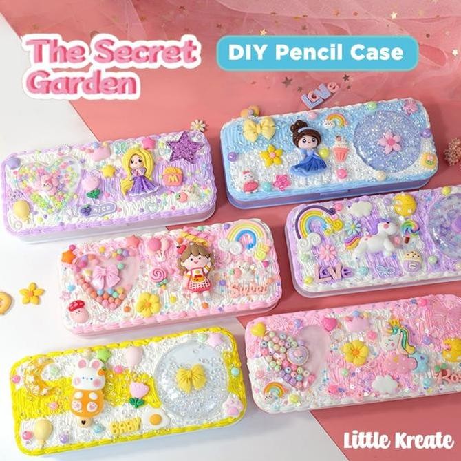 

Terbaru DIY Cream Clay Pencil Case / DIY Kotak Pensil Cream Glue Set / Prakarya Anak / Mainan Edukasi
