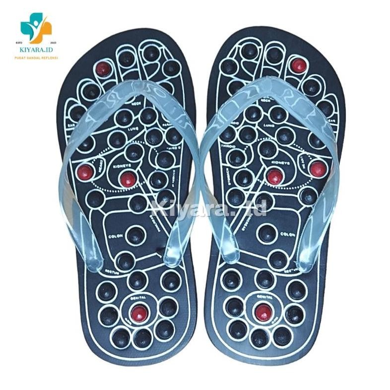 Jy-6 Kiyara.Id Sandal Kesehatan Rematik Sandal Refleksi Kayu Model Jepit Sandal Duri Pijatan Terapi 