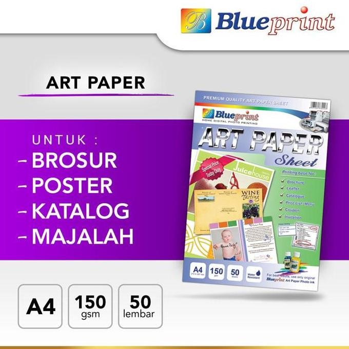 

Blueprint Ap-A4150 Art Paper Sheet A4 Terlaris