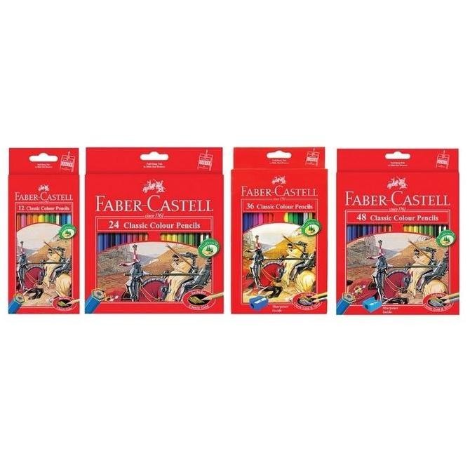 

Terbaru Pensil Warna / Colored Pencils - Classic Colour Pencil Faber Castell 12 / 24 / 36 / 48 Warna