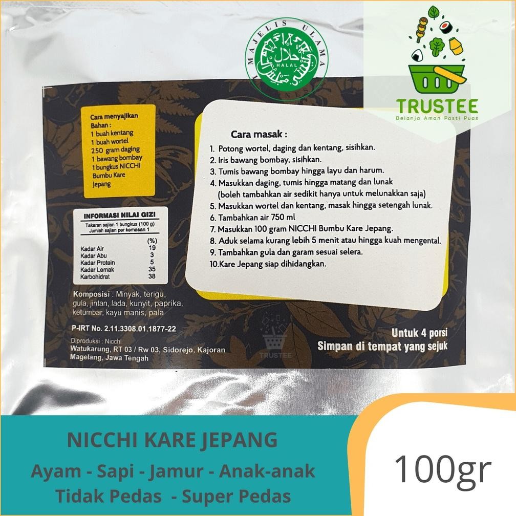 

Gd-5 Nicchi Kare Golden Curry Halal 100G | Kari Ala Jepang | Nichi Kare Anak