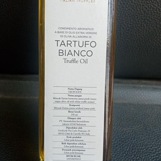 

Geofoods Tartufo Nero White Truffle Olive Oil HTM