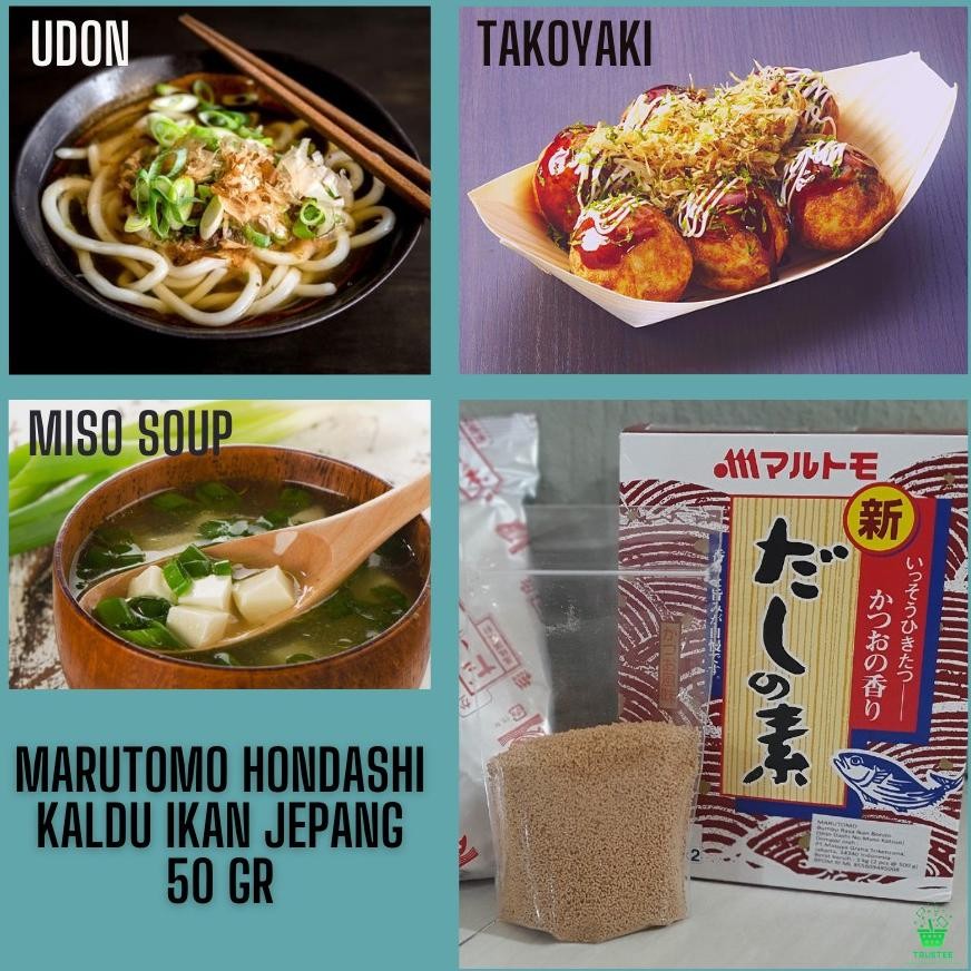 

Dgf-4 Marutomo Hondashi / Katsuo Dashi / Kaldu Ikan Bonito 50 Gr Udon Ramen Sup Miso Soup