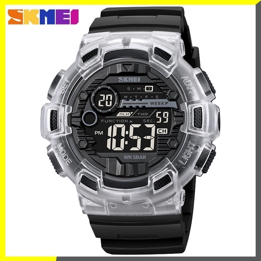 Jam Tangan Pria Remaja SKMEI 2110 Original - Digital Sport, Tahan Air, Stopwatch