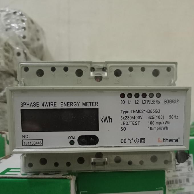 Miliki Kwh Meter 3 Phase Tem021-D85G3