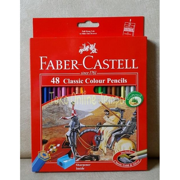 

Terbaru ATK0079FC 48warna Classic Colour Pensil Warna Faber Castell 115858