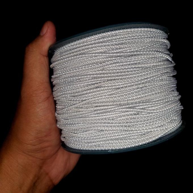 tali karet string elastis reflektif reflektor 2.5mm 3mm rol