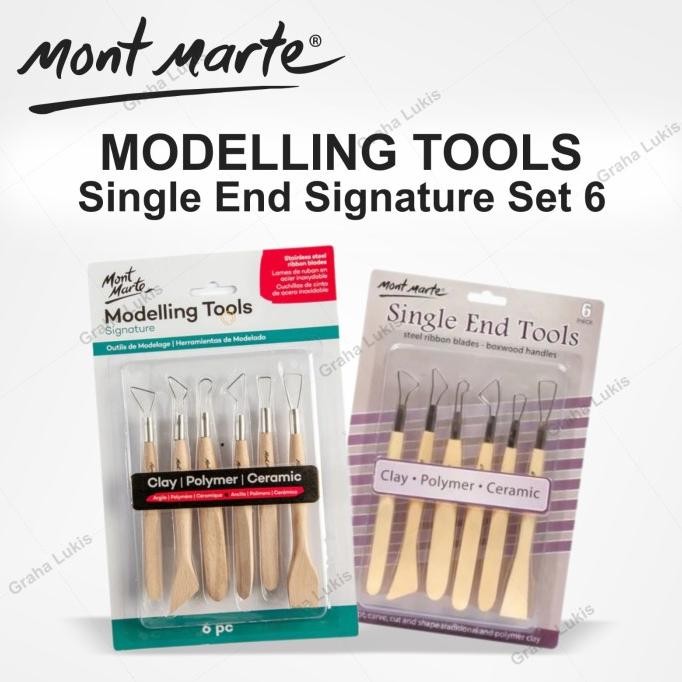 

Mont Marte Modelling Single End Tools Set 6 MMSP0004