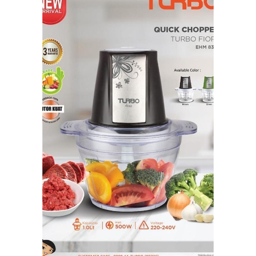 Turbo Fiore Qui Chopper Ehm 8330 Ehm8330