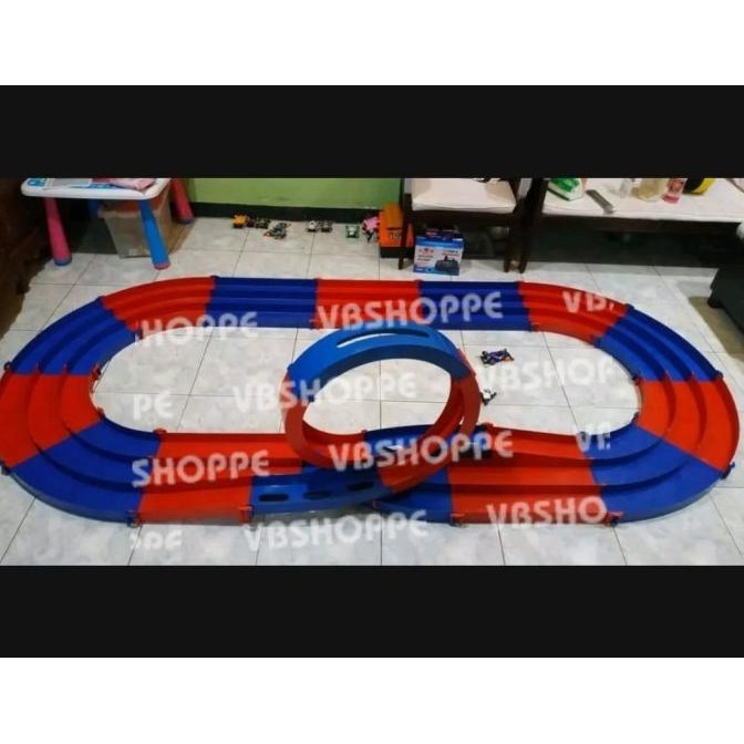Super racing arena balap tamiya track 4wd lintas tamia race car deluxe