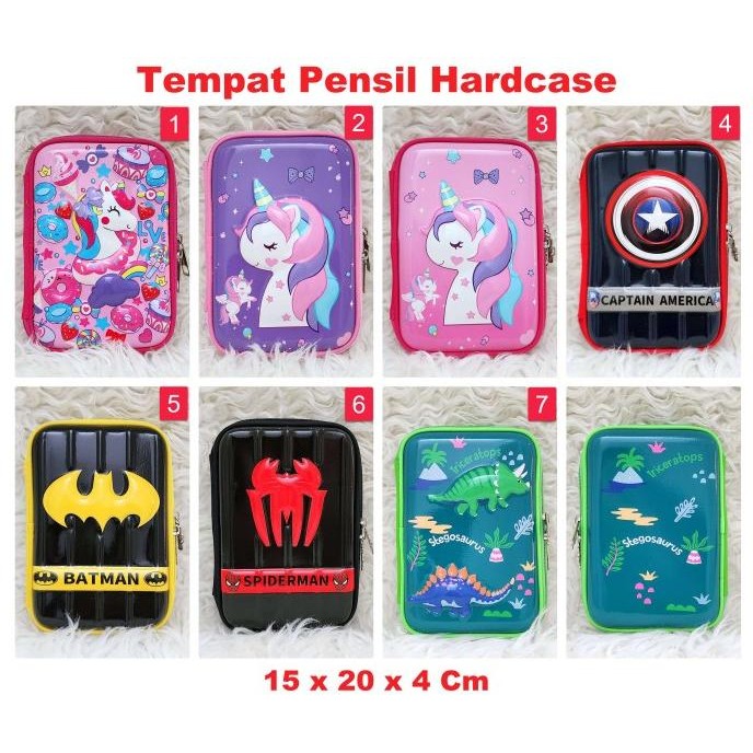 

Terbaru Hardcase Boxes Kotak Tempat Pensil Karakter Anak Import