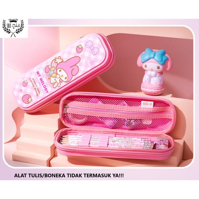 

Terbaru Kotak Pensil Tempat Pensil Sanrio original bahan waterproof hardcase