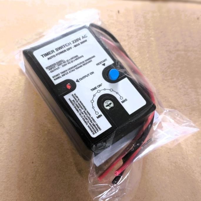 Spesial Timer Switch 500W (Auto Off) Saklar On-Off Listrik 220V Ac -Watt Besar