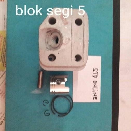 blok mesin potong rumput