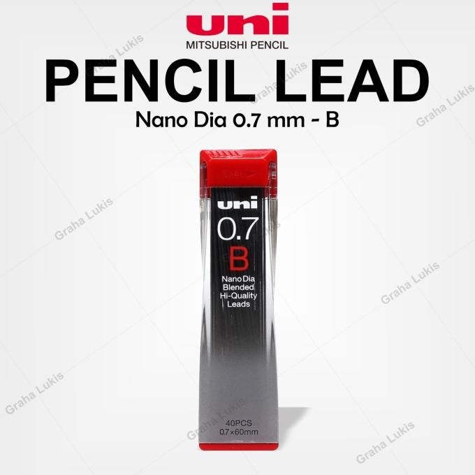 

Terbaru Uni Nano Dia Pencil Lead 0.7 mm B / Isi Pensil Mekanik B - 0.7 mm