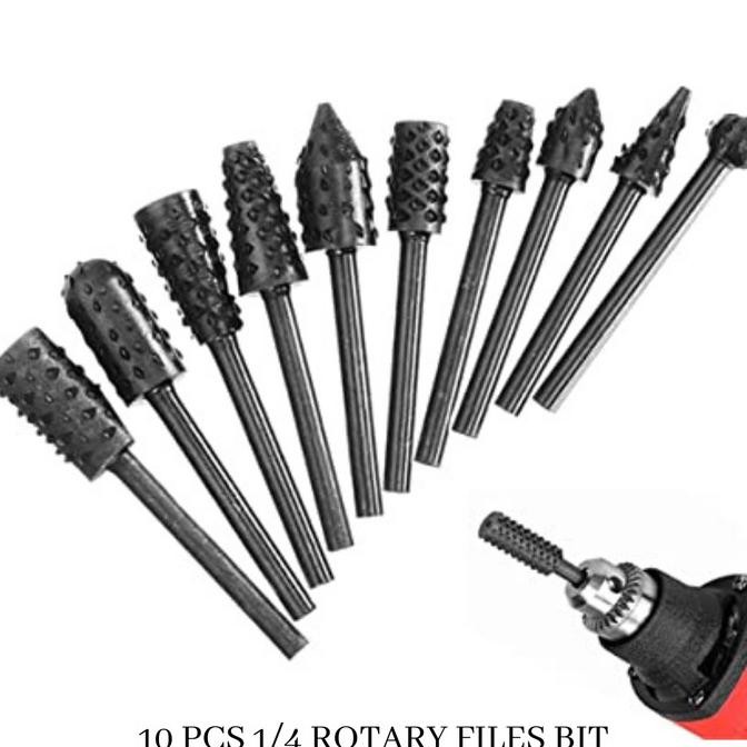 5pc Mata Bor Gerinda Kikir Ukir Kayu Rasp Set Woodworking *SW06