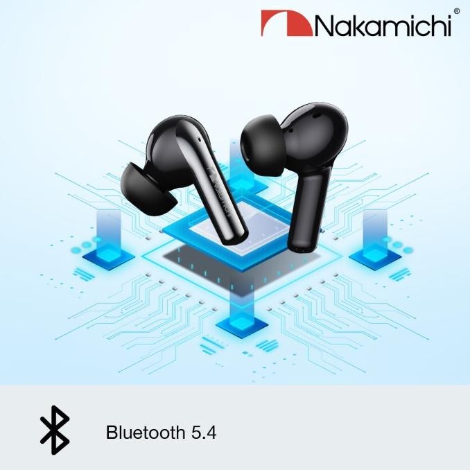 Nakamichi TW016ENC Plus Black True Wireless Bluetooth 5.4 Gaming Earbuds TWS