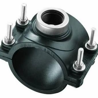 Clamp Sadle HDPE 6" x 1" - Clamp Saddle HDPE