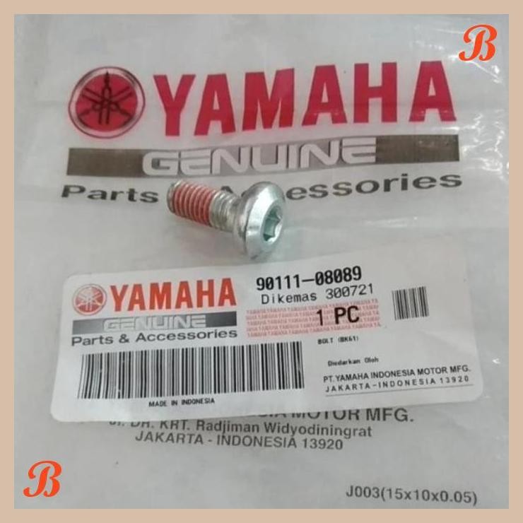 [REIN] BAUT PIRINGAN CAKRAM BELAKANG R15 V3 ,XSR , VIXION R ORI 90111 08089