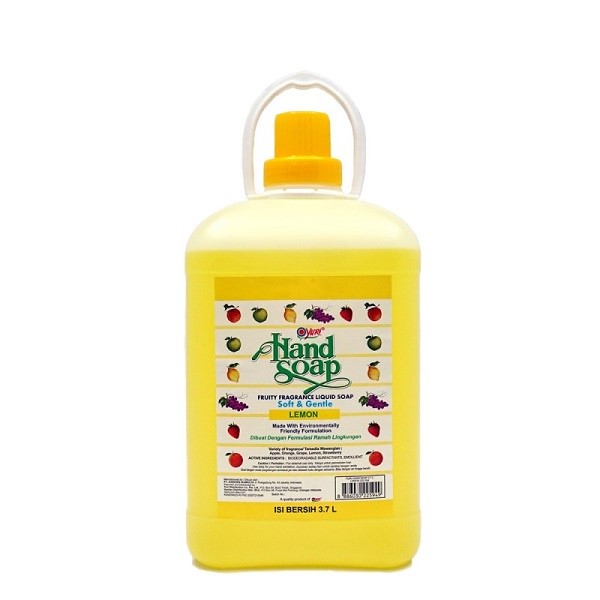 YURI HANDSOAP LIQUID LEMON 3.7 LITER