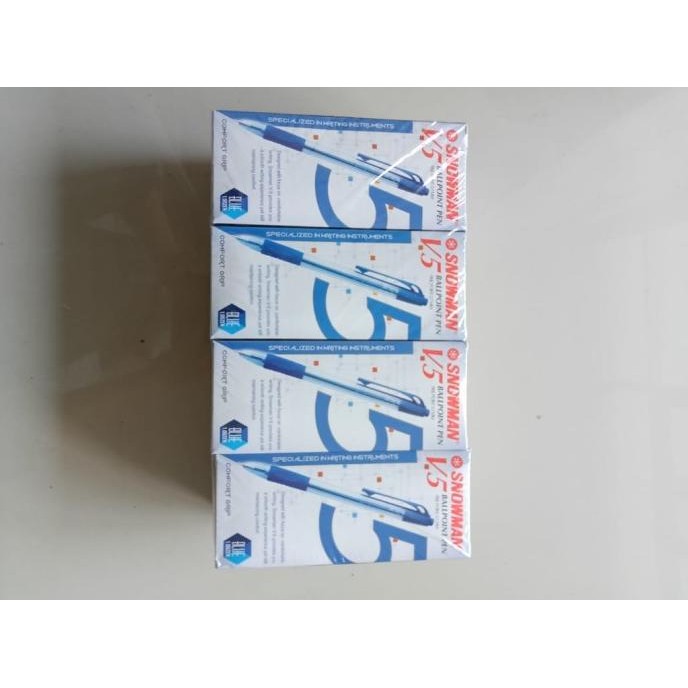 

Tersedia Ballpoint / Pulpen / Bolpen Snowman V-5 Semi Gel - Biru Lusin Termurah