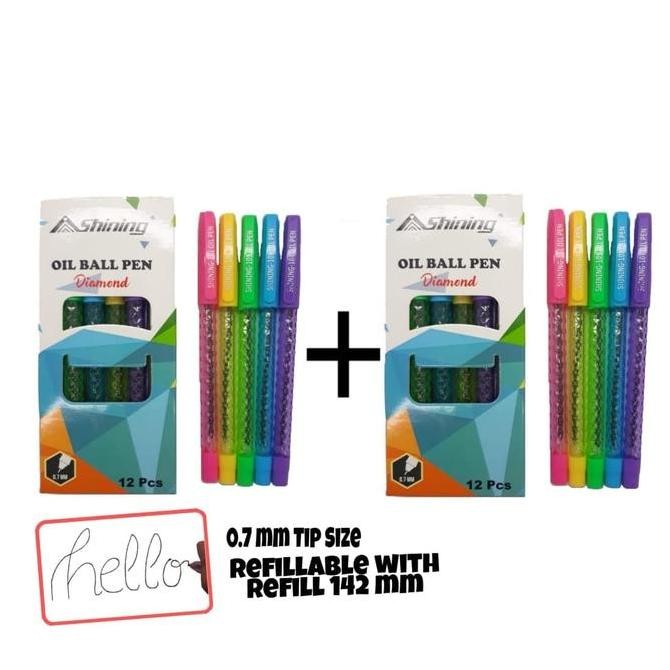 

Tersedia Buy 1 Get 1 -Shining Pulpen Semi Gel 0.7 Mm Shs-101 (24 Pcs)