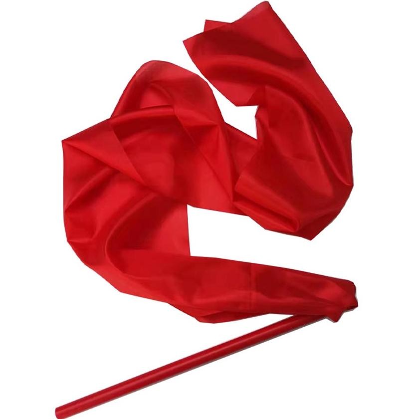 Premium Colorful Dance Ribbon Gym Rhythmic Art Gymnastic Streamer Twirling Rod Stick High Quality